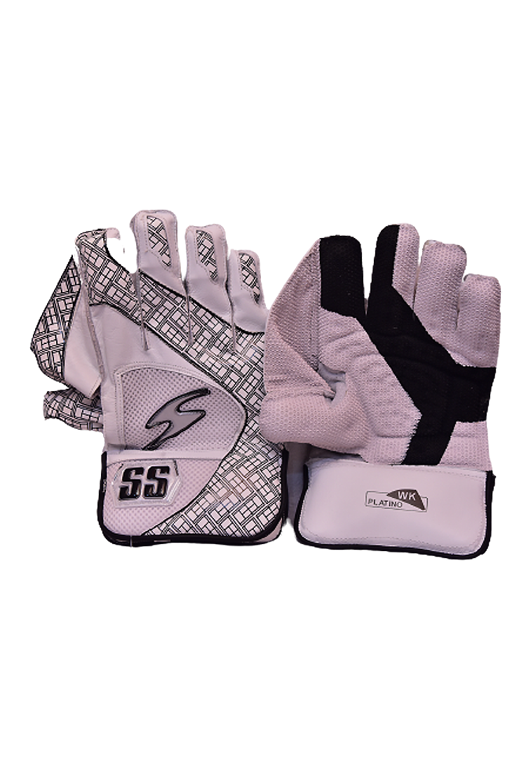 SS  PLATINO WICKET KEEPING GLOVES-Size : MENS RH
