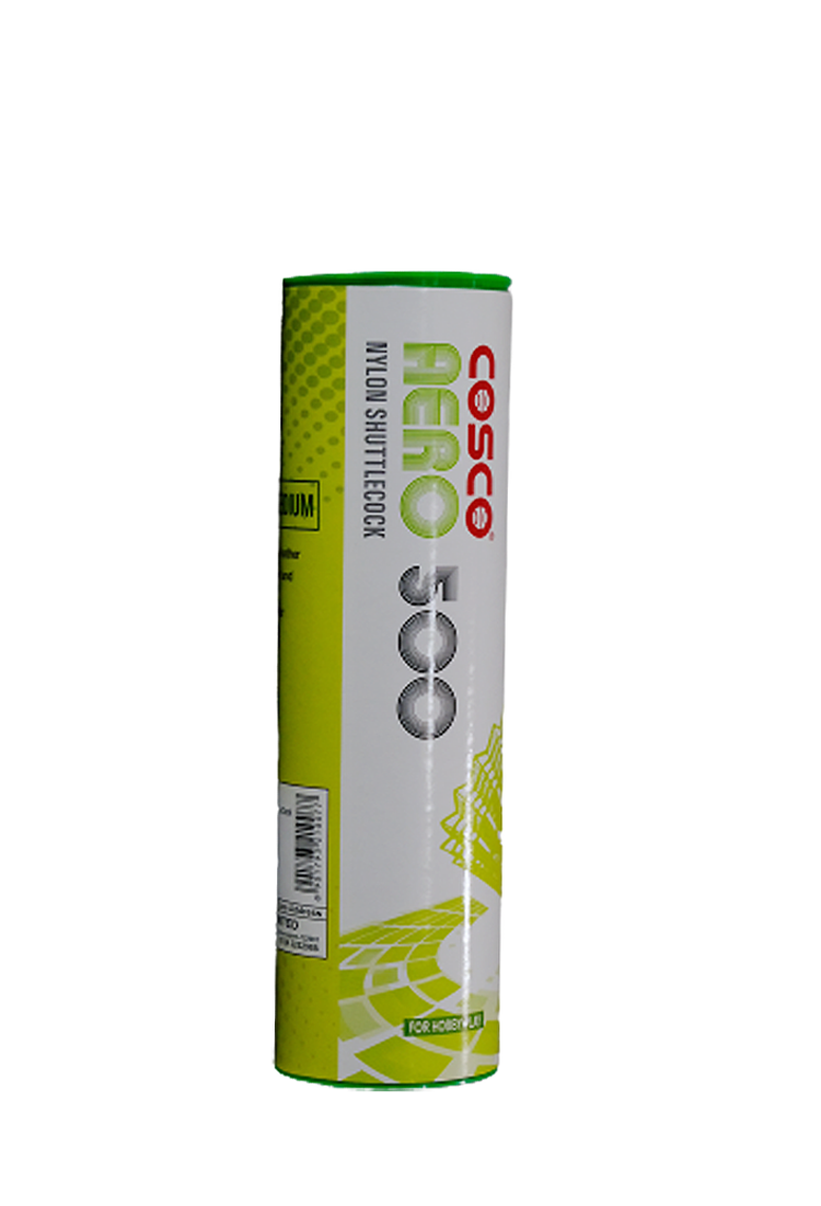 COSCO AERO 500 NYLON SHUTTLE COCK-(PACK OF 6)